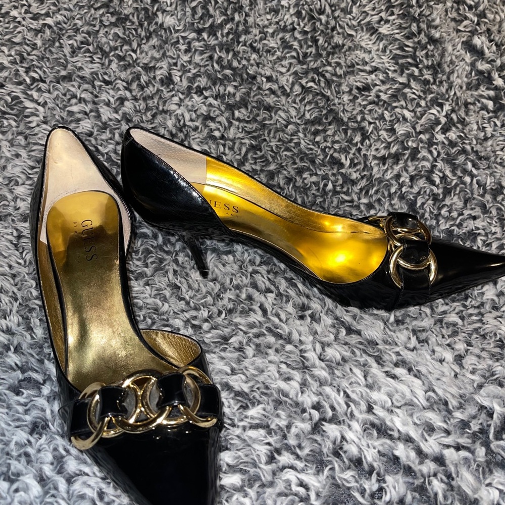 🌞 Guess by Marciano Black Patent Leather heels